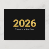 HAPPY NEW YEAR 2026  POSTKARTE (Vorderseite)