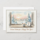 HAPPY NEW YEAR 2026  POSTKARTE (Vorne/Hinten)