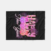 Happy New Year 2026 Preppy New Years Nk Coquette B Fleecedecke (Vorderseite (Horizontal))