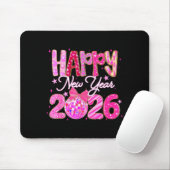 Happy New Year 2026 Preppy New Years Nk Coquette B Mousepad (Mit Mouse)