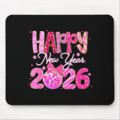 Happy New Year 2026 Preppy New Years Nk Coquette B Mousepad (Vorne)