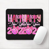 Happy New Year 2026 Preppy New Years Nk Coquette B Mousepad (Mit Mouse)