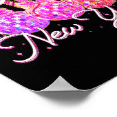 Happy New Year 2026 Preppy New Years Nk Coquette B Poster (Ecke)