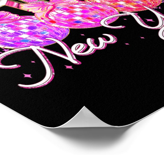 Happy New Year 2026 Preppy New Years Nk Coquette B Poster (Ecke)