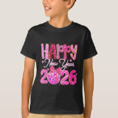 Happy New Year 2026 Preppy New Years Nk Coquette B T-Shirt (Vorderseite)
