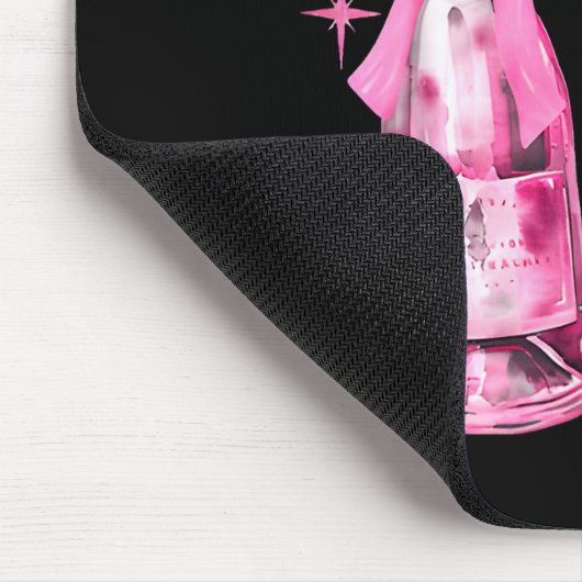 Happy New Year 2026 Retro Nk Bow Whisky New Year's Mousepad (Ecke)