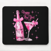 Happy New Year 2026 Retro Nk Bow Whisky New Year's Mousepad (Vorne)