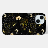 Happy New Year 2026 Seamless Pattern Case-Mate iPhone Hülle (Rückseite (Horizontal))