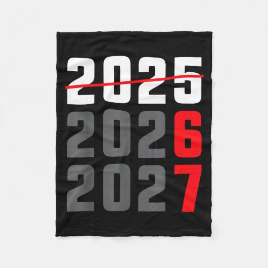Happy New Year 2026 Shirt Six Seven 67 Meme Gen Al Fleecedecke (Vorderseite)