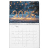 happy new year 2026 snowy calm  kalender (Mär 2026)