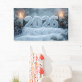 happy new year 2026 snowy candle banner (Insitu)