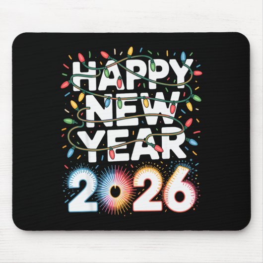 Happy New Year 2026 Sparkle Shirt For Women  Mousepad (Vorne)