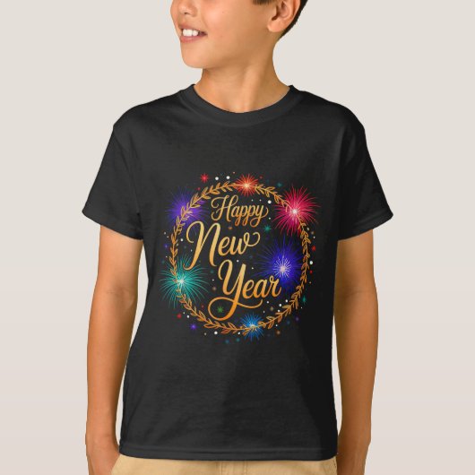 Happy New Year 2026  T-Shirt (Vorderseite)