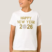 Happy New Year 2026 T-Shirt (Vorderseite)