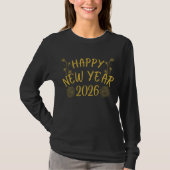 Happy New Year 2026 T-Shirt (Vorderseite)