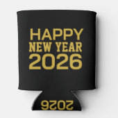Happy New Year 2026 T-Shirt Dosenkühler (Rückseite)