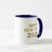 Happy New Year 2026 Tasse (VorderseiteRechts)