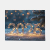 happy new year 2026 welcome fußmatte (Vorderseite)