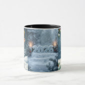 happy new year 2026 winter candle mug tasse (Zentrum)