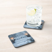 happy new year 2026 winter pine coasters getränkeuntersetzer (Rechte Seite)