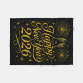 Happy New Year 2026 Womens New Years Eve Party  Fleecedecke (Vorderseite (Horizontal))
