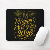 Happy New Year 2026 Womens New Years Eve Party  Mousepad (Mit Mouse)