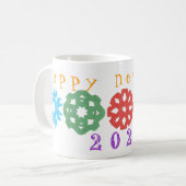 Happy New Year 2027 mug Kaffeetasse (Vorderseite Links)