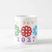 Happy New Year 2027 mug Kaffeetasse (Mittel)