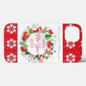 Happy New Year 20XX & Christmas Charaktere Case-Mate iPhone Hülle (Rückseite (Horizontal))