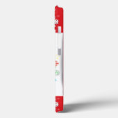 Happy New Year 20XX & Christmas Charaktere Case-Mate iPhone Hülle (Rückseite / Links)