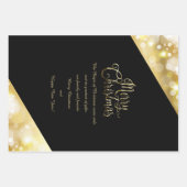 Happy New Year 20XX & Gold Weihnachten Luxus Geschenkpapier Set (Vorderseite 2)