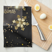 Happy New Year 20XX & Gold Weihnachten Luxus Geschirrtuch (Viertel Falte)