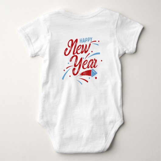 Happy New Year 2 You Baby Strampler (Rückseite)