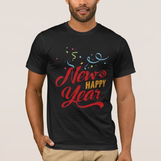 Happy New Year 2 You T-Shirt (Vorderseite)
