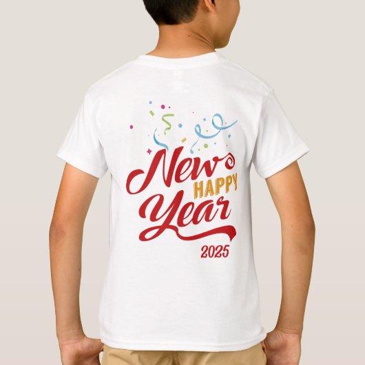 Happy New Year 2 You T-Shirt (Rückseite)