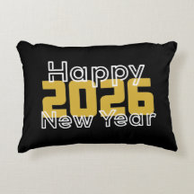 Happy New Year Accent Pillow