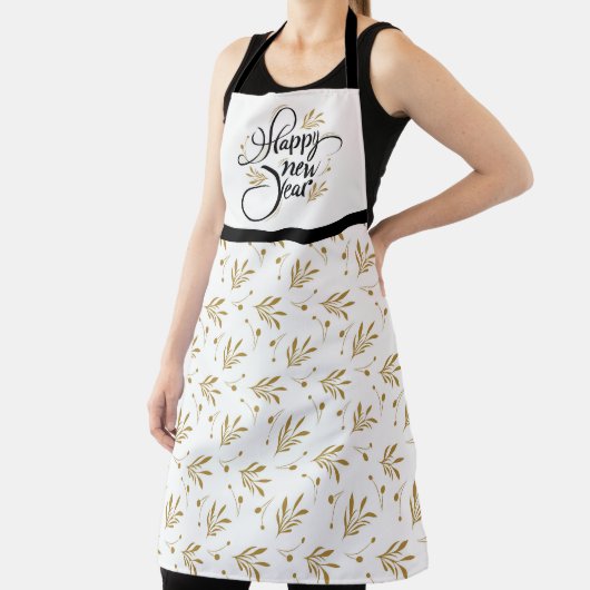 Happy New Year All-Over Print Apron Schürze (InSitu)