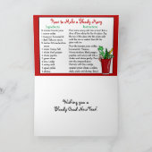 Happy New Year and Bloody Mary Day Recipe Card Karte (Innenseite)