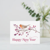 Happy New Year Ankündigung Urlaub (Stehend Vorderseite)