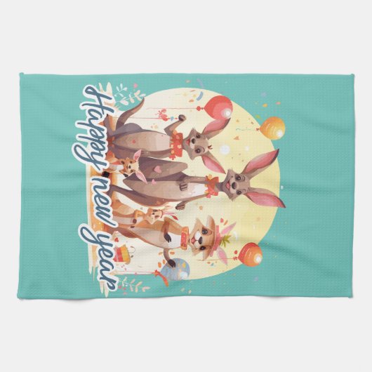 Happy New Year at last Geschirrtuch (Horizontal)