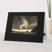 Happy New Year - Aurora Borealis Card Karte (Rückseite)