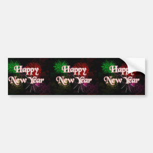 Happy New Year Autoaufkleber
