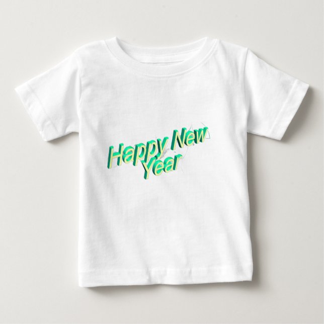 Happy New Year Baby Shirt  (Vorderseite)