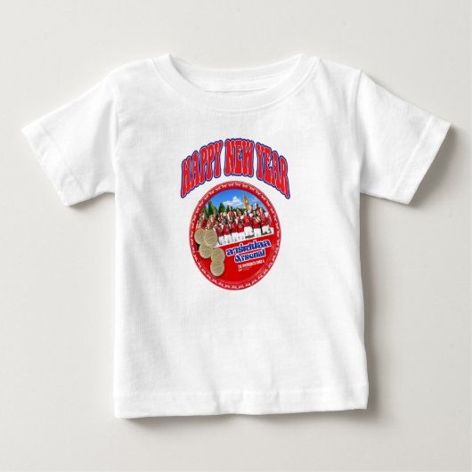 Happy New Year Baby T-shirt (Vorderseite)