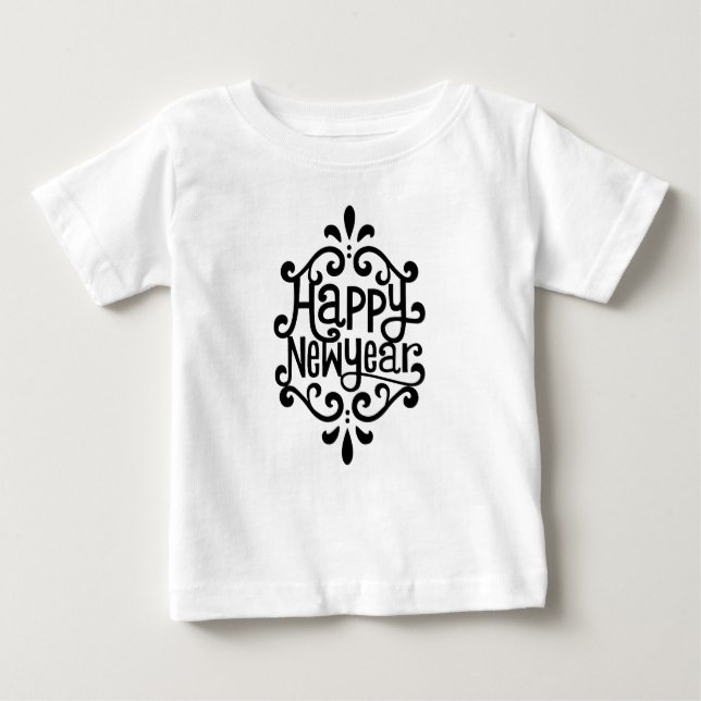 Happy New Year Baby T-shirt (Vorderseite)