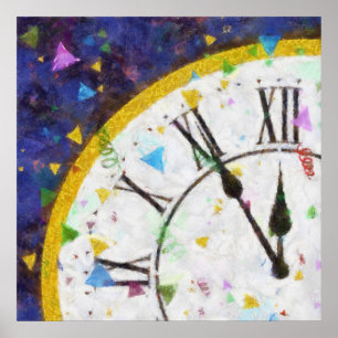 Happy New Year Background Poster