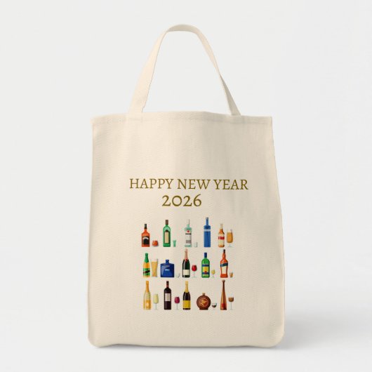 Happy New Year Bag Tragetasche (Vorne)