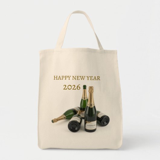 Happy New Year Bag Tragetasche (Vorne)