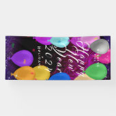 Happy New Year Balloon Banner (Horizontal)