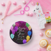 Happy New Year Balloon Pappteller (Party)